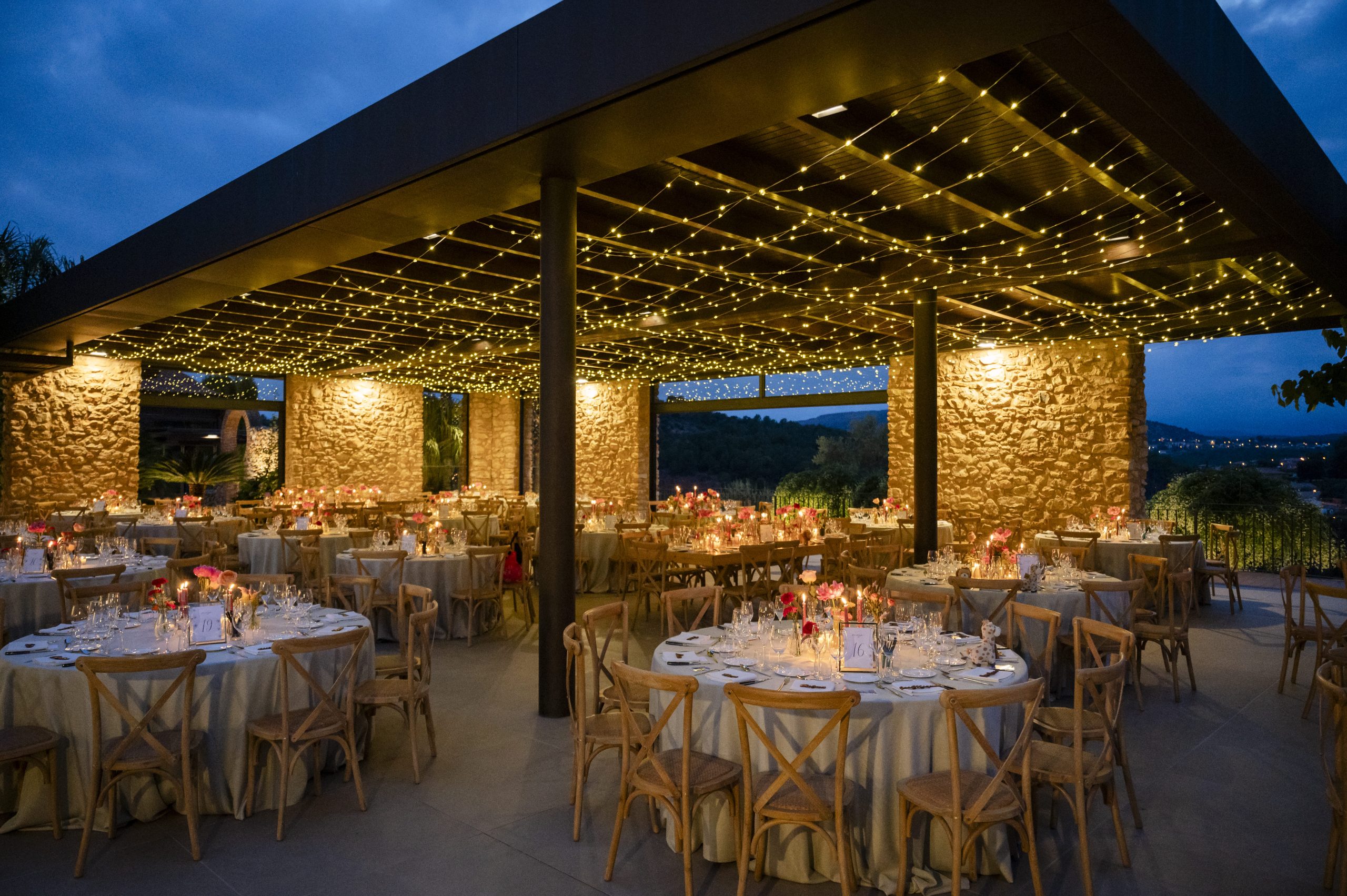 La Masía Les Casotes - Bodas al atardecer